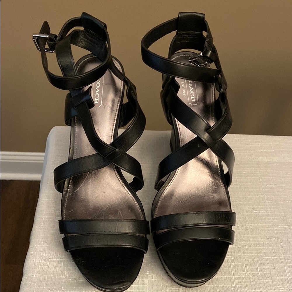 Black Strappy Women's Sandals